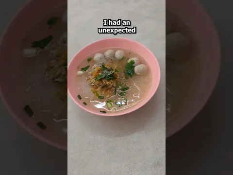 This Clear Water Pork Noodle is Surprisingly Good