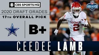 CeeDee Lamb FALLS all the way to the Dallas Cowboys and the 17th overall pick 2020 NFL Draft