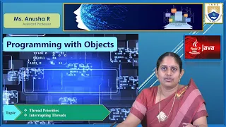 Thread Priorities Interrupting Threads by Ms Anusha R
