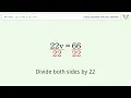 Solve 12v 10v 14 80 Linear Equation Solution Tiger Algebra