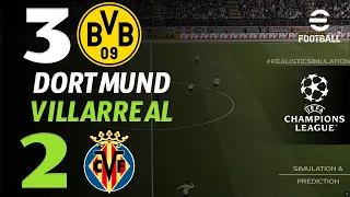 🔴 Borussia Dortmund gegen Villarreal 3-2 | HIGHLIGHTS | Champions League 2026 – eFootball Simulation