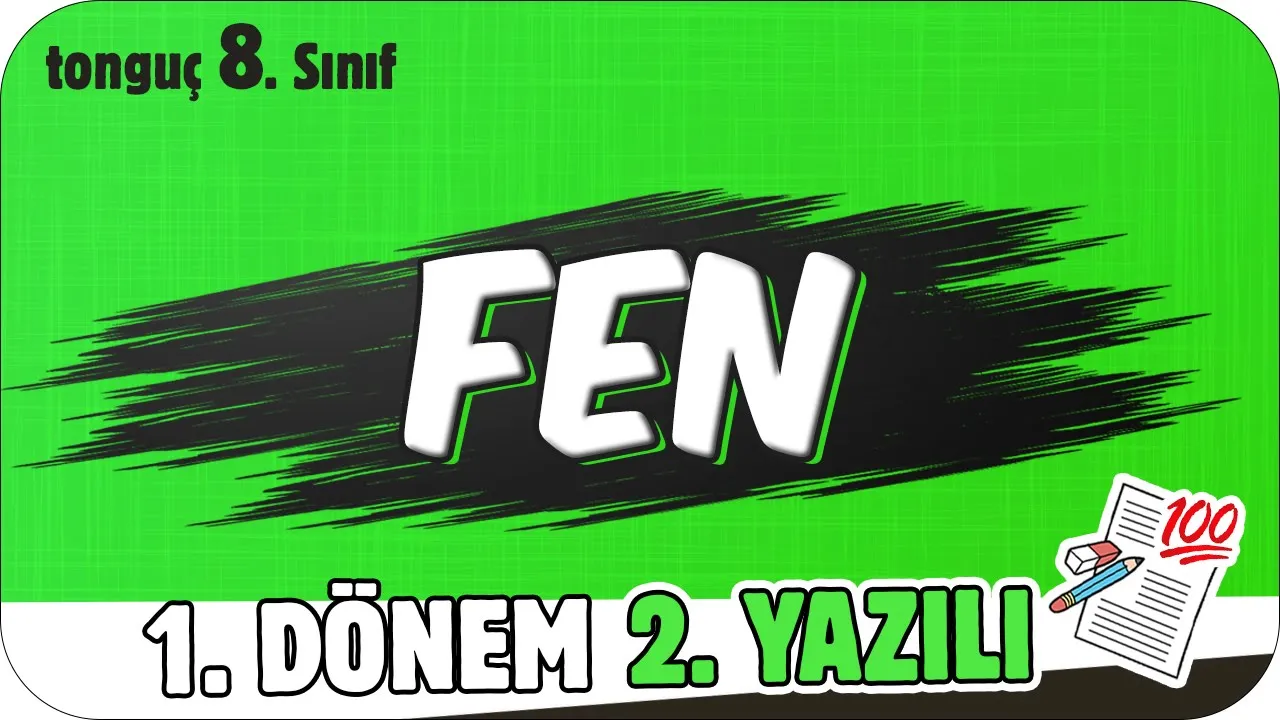 8.Sınıf Fen 1.Dönem 2.Yazılıya Hazırlık 📑 #2025