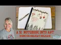 Change a 1 Notebook into Art Using IOD Holiday Release