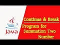 Programming in java Continue and Break Statement Akib s Tricks BD