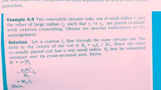 Two Concentric Circular Coils One Of Small Radius R And The Other Of Large Radius R Such That R 