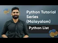 Part 13 Python List Python Malayalam Tutorial Series