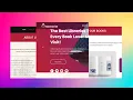 Create a responsive Book Store website design by using HTML CSS AND JS