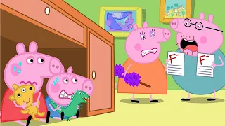 Mummy Pig angry because Peppa got F! | Peppa Pig Funny Animation