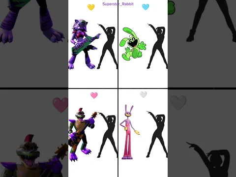 Which one is better?💛🩵🩷🤍 #shorts #short #funnydance #memes