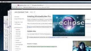 Java with Eclipse Juno Part 4 Create a simple Swing app GUI