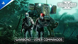 Helldivers 2 - Viper Commandos Warbond Trailer PS5 PC Games