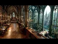 Download Lagu Sanctum of Glass \u0026 Quill | Medieval Study Music Amidst Castle Views