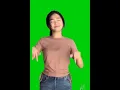 green screen cewe cantik artis tiktok