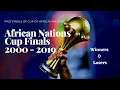 African Nations Cup Finals | AFCON From 2000 - 2019