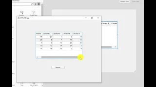 How to program Table in Matlab Table UI Component Matlab App Designer