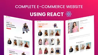 How To Create Complete Ecommerce Website Using React JS Step by Step Tutorial