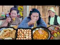 Download Lagu Egg and Noodles fry recipe eating in village अण्डा र चाउचाउ खाजा  New Nepali Village vlog