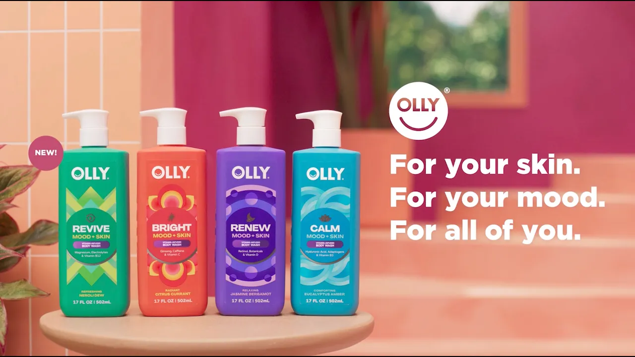 OLLY Wellness — OLLY — Vitamin-Infused Body Washes (YouTube video ad)