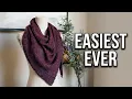 The Easiest Crochet Shawl You ll Ever Make Absolute Beginner