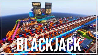Blackjack 21 in Minecraft Redstone