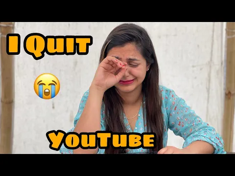 I Quit YouTube Because.. ??