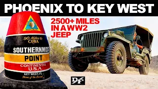 ACROSS THE USA in a 1941 ARMY JEEP with Pewe and Freiburger
