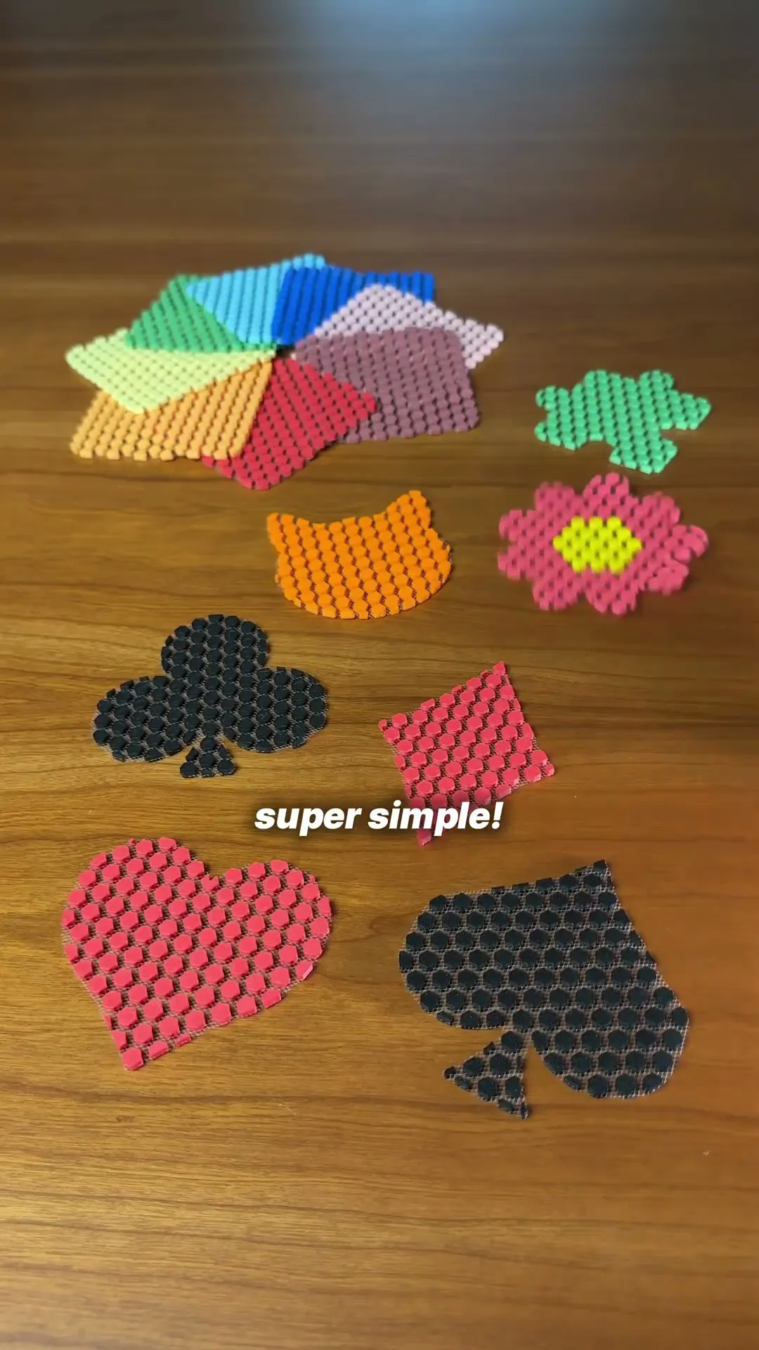 TULLE COASTERS | FABRIC + PLASTIC