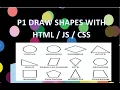 DRAW SHAPES ON BROWSER USING Html Js AND Css CANVAS