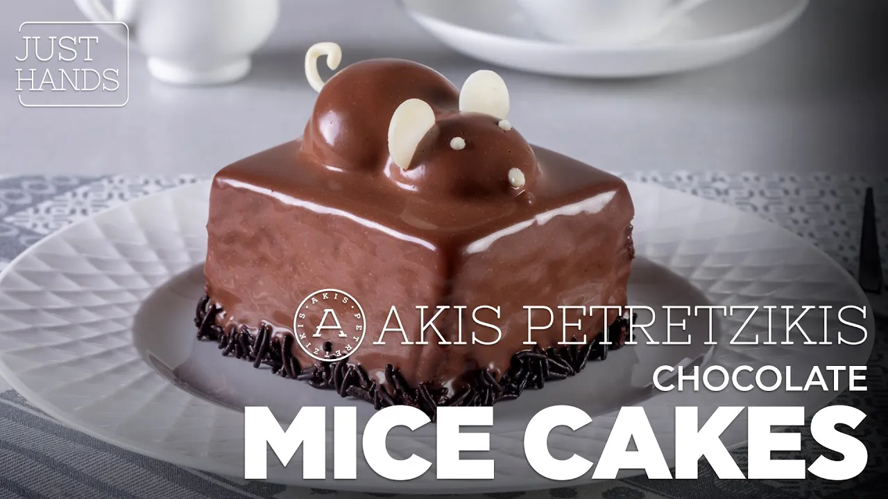 Chocolate Mice Cakes   Akis Petretzikis