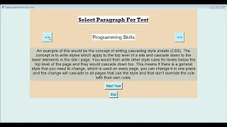 Typing Speed And Accuracy Test Python TKinter