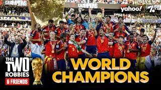 SPAIN REIGN! | We'll miss you MESSI & RONALDO | Team of the Tournament | The Two Robbies & Friends