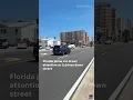 Florida plane car draws attention as it drives down Daytona Beach