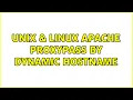 Unix Linux Apache ProxyPass by dynamic hostname 2 Solutions