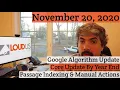 Google Algorithm Update Core Update By Years End Passage Indexing Manual Actions