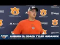 Auburn O-Line Coach Tyler Hudanick - Fall Camp 2026 Day 8
