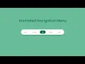 How To Make Animated Navigation Menu Design Using HTML CSS