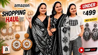 😱 Under 499 rs- साड़ी, Suit Set, Night Suit & Earrings सबकुछ 499 रु के अंदर😱