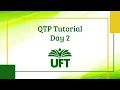 QTP tutorial - Training Day 2
