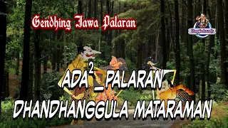 ada ada palaran dhandhangula mataraman serat tripama gendhing jawa palaran