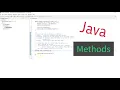 Java - Methods part 1 No parameters no return type