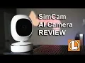 SimCam AI WiFi Security Camera Review - Unboxing Features Setup Quality