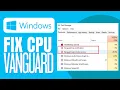 How To Fix Vanguard User Mode Service High CPU 2023 SIMPLE