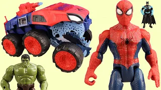 Spider-Man Brand New Day & Hulk Rescue Batman & Nightwing - Superhero Friends Training