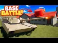 This HIGH IQ Trick Made My Base INVISIBLE During a Tank Battle Brick Rigs