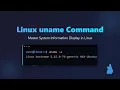 Linux System Info Mastering the uname Command for Beginners
