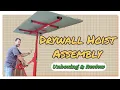 Harbor Freight Drywall Hoist Assembly Guide Lifting Made Easy