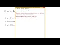 Format Function in Python ENG Module 1 Lecture 11 ZE - 209