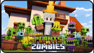 100 Hari Minecraft tapi PLANTS vs ZOMBIES ! - Jadi Petani di Dunia Zombie !