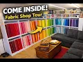 Inside Our Small Town Fabric Shop Fabric Store Tour Community Sewing