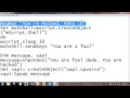 Vbscript Prank PC types Automatically And Speaks